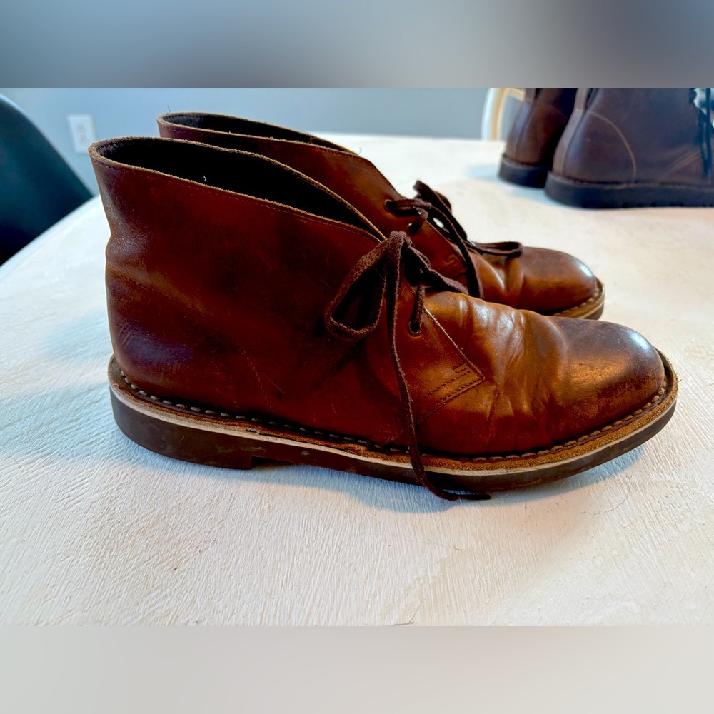 Clarks Learher Chukka Boot